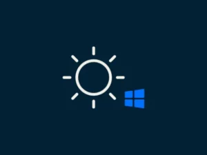 windows 10 brightness control